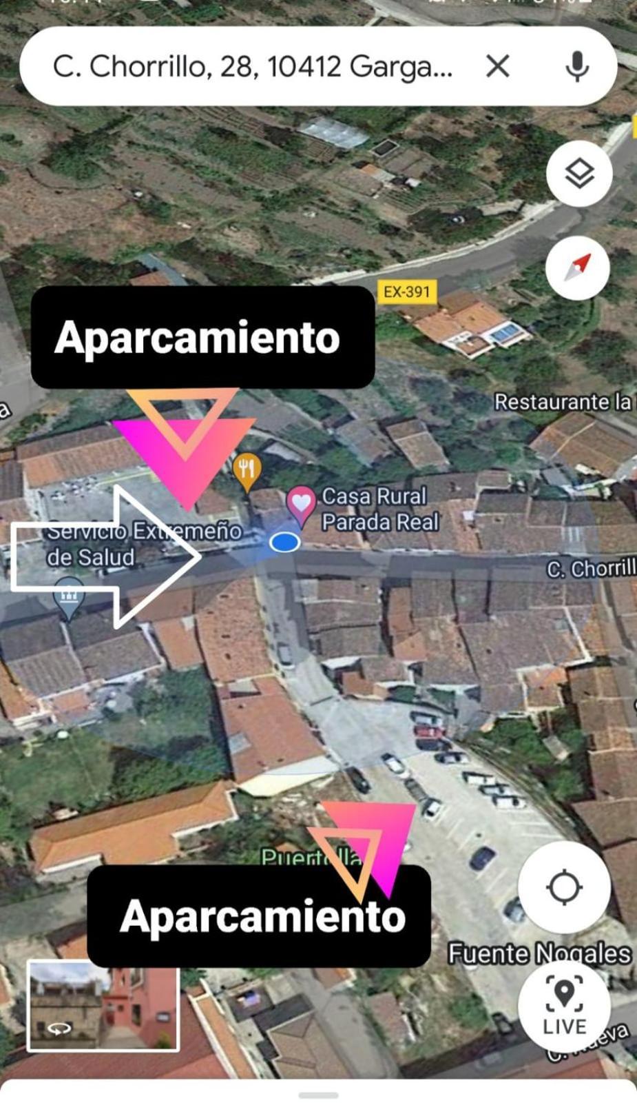 Casa Rural Parada Real Garganta la Olla Esterno foto